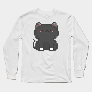 Pixel Quiet Cat 9 Long Sleeve T-Shirt